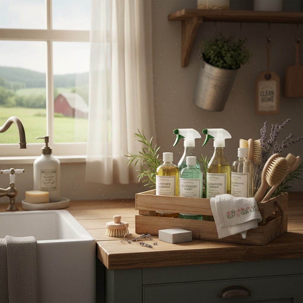 new image something related to farmhouse style cleaning